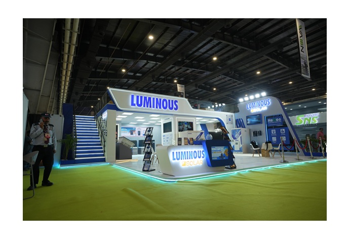 Luminous Power Technologies showcases its complete Solar and Energy Storage Ecosystem at REI Expo 2025 8 Luminous Power Technologies stall at REI Expo 2025