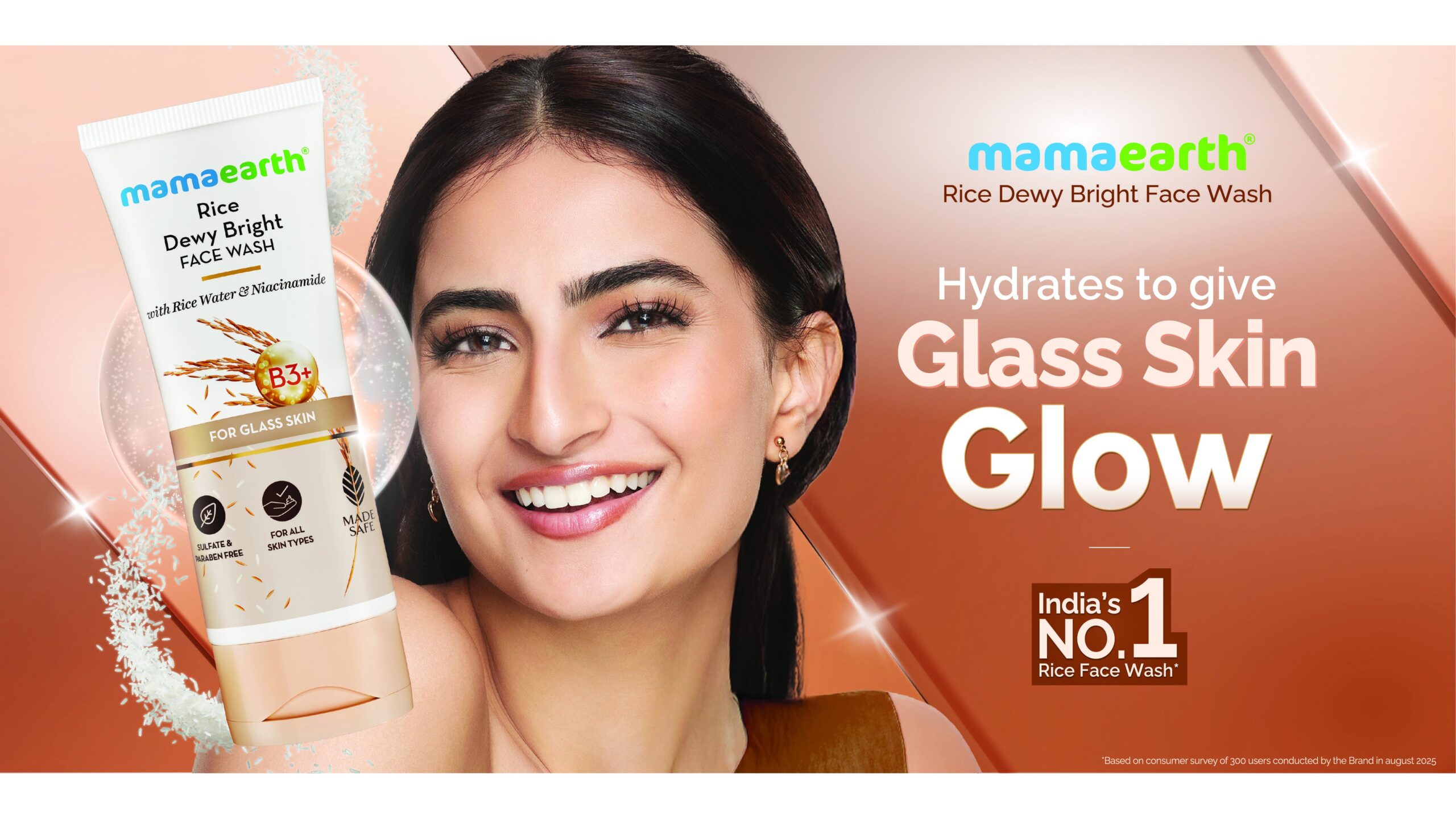 Mamaearth and Palak Tiwari Serve Up a Fun, Youthful Spin with the Rice Face Wash Campaign for that Glass Skin Glow 1 Mamaearth and Palak Tiwari Serve Up a Fun, Youthful Spin with the Rice Face Wash Campaign for that Glass Skin Glow