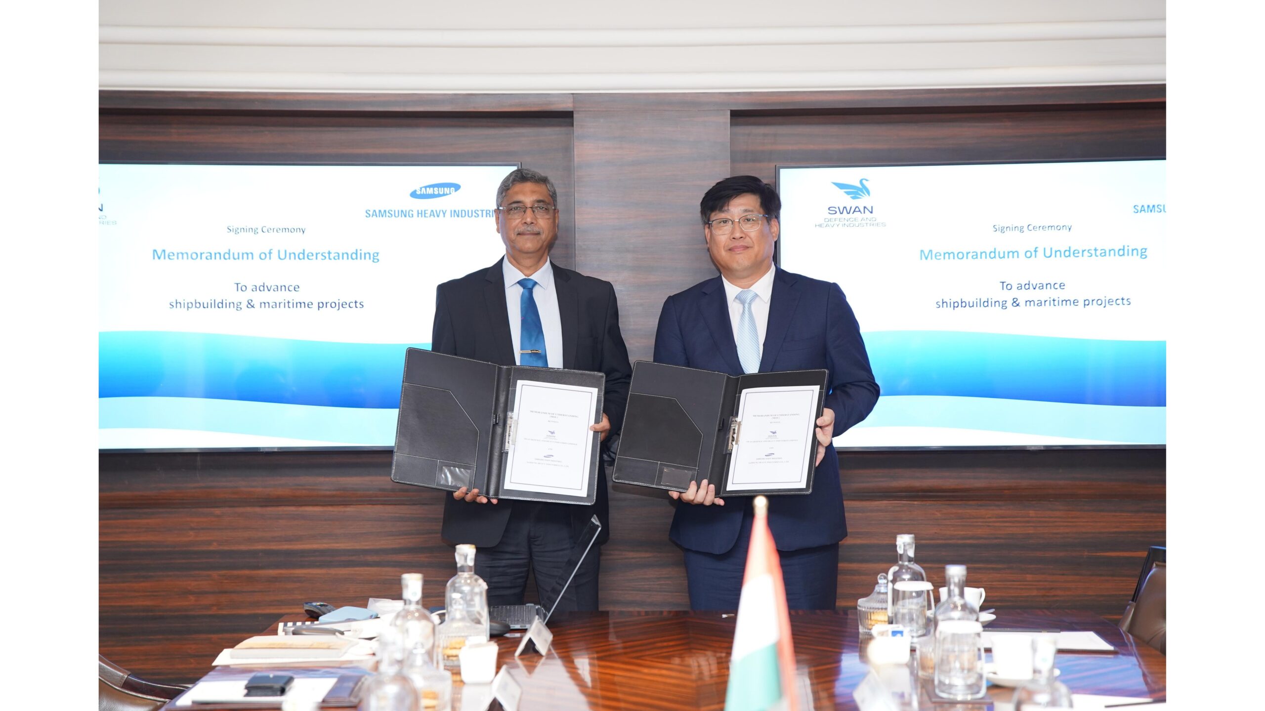 Rear Admiral Vipin Kumar Saxena (retd), CEO, SDHI and Namgung Geumseong, Executive Vice President