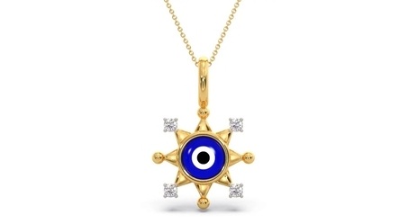 The Olena Evil Eye Diamond Pendant