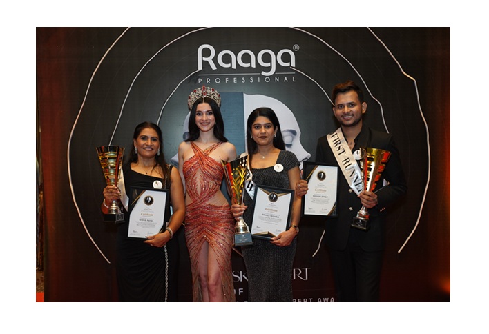 Raaga Professional Celebrates the Grand Finale of ‘The SkinExpert of India 2025’ Honoring the Nation’s Top Three Skincare Professionals 2 Winners of The SkinExpert of India