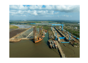 A-view-of-Swan-Defence-and-Heavy-Industries-shipyard-in-Gujarat 1