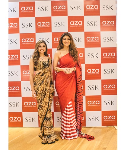 Aza Fashions Unveils ‘ROAR’: A Fierce New Designer Collaboration with Shilpa Shetty Kundra 2 Aza Fashions announces the launch of ROAR. Shilpa Shetty Kundra and Devangi Nishar Parekh