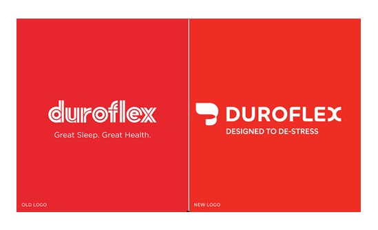 Duroflex takes on stress with new Brand Identity and Positioning 'Designed to De-Stress' 2 Duroflex's Old and New logo