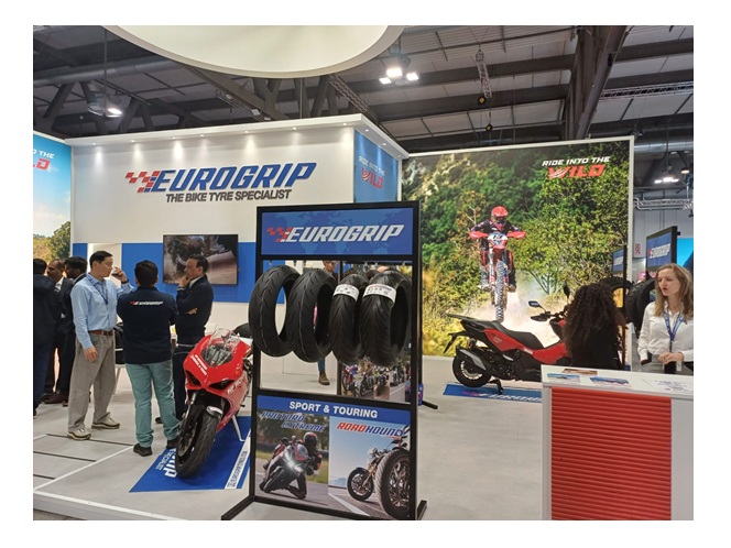 Eurogrip tyres introduces new adventure range at EICMA 2025, Milan 1 EICMA-3