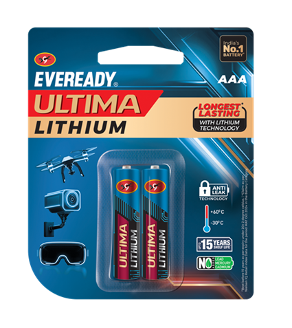 Eveready Industries Launches New Ultima Lithium Battery Range for High-Drain Devices - 2