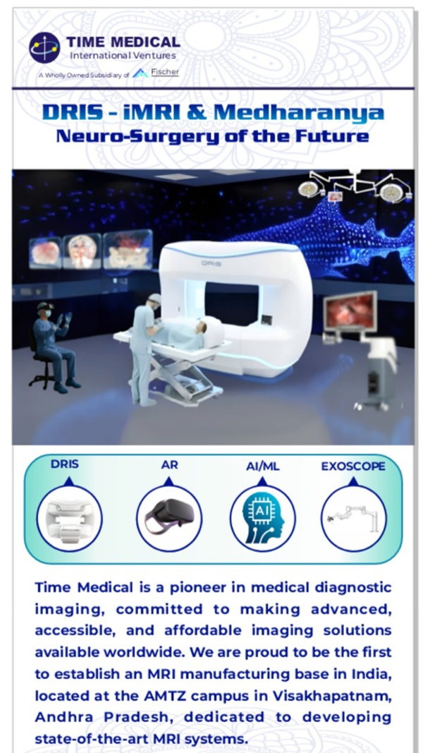 Fischer Medical Subsidiary, Time Medical India, Collaborates with Dr. Cherian to Pioneer Next-Generation AI-Enabled MRI System 2 Fischer Medical Subsidiary 1