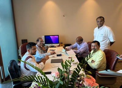 NH Studioz acquires 1,677 Tamil film copyrights from Columbia video films — becomes world’s largest holder of Tamil movies 4 Mr. Narendra Hirawat and Mr. Shreyans Hirawat at the acquisition signing