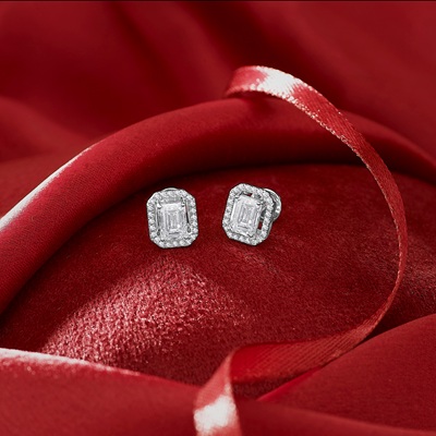 The Emerald Solitaire Earrings