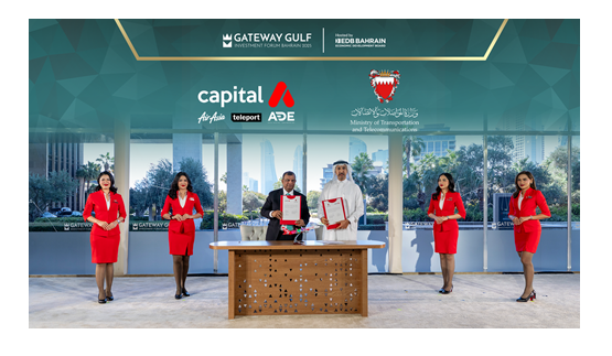 Capital A explores Bahrain as Middle East aviation, engineering and logistics hub to advance global expansion plans 5 The signing, between Capital A’s CEO Tony Fernandes, and H.E. Dr Shaikh Abdulla bin Ahmed Al Khalifa, Minister of Transportation and Telecommunications from the Kingdom of