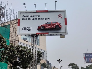 Original Wrecked Cars on Billboards: CARS24 Sparks a Viral Wake-Up Call on Drunk Driving 7 CARS24 Raises Awareness