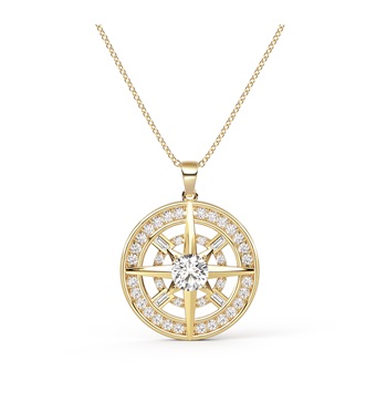 Manifest with Meaning: Timeless Natural Diamond Intention Pendants for the New Year 6 De Beers Group_Intention Pendant_COMPASSOFLIGHT