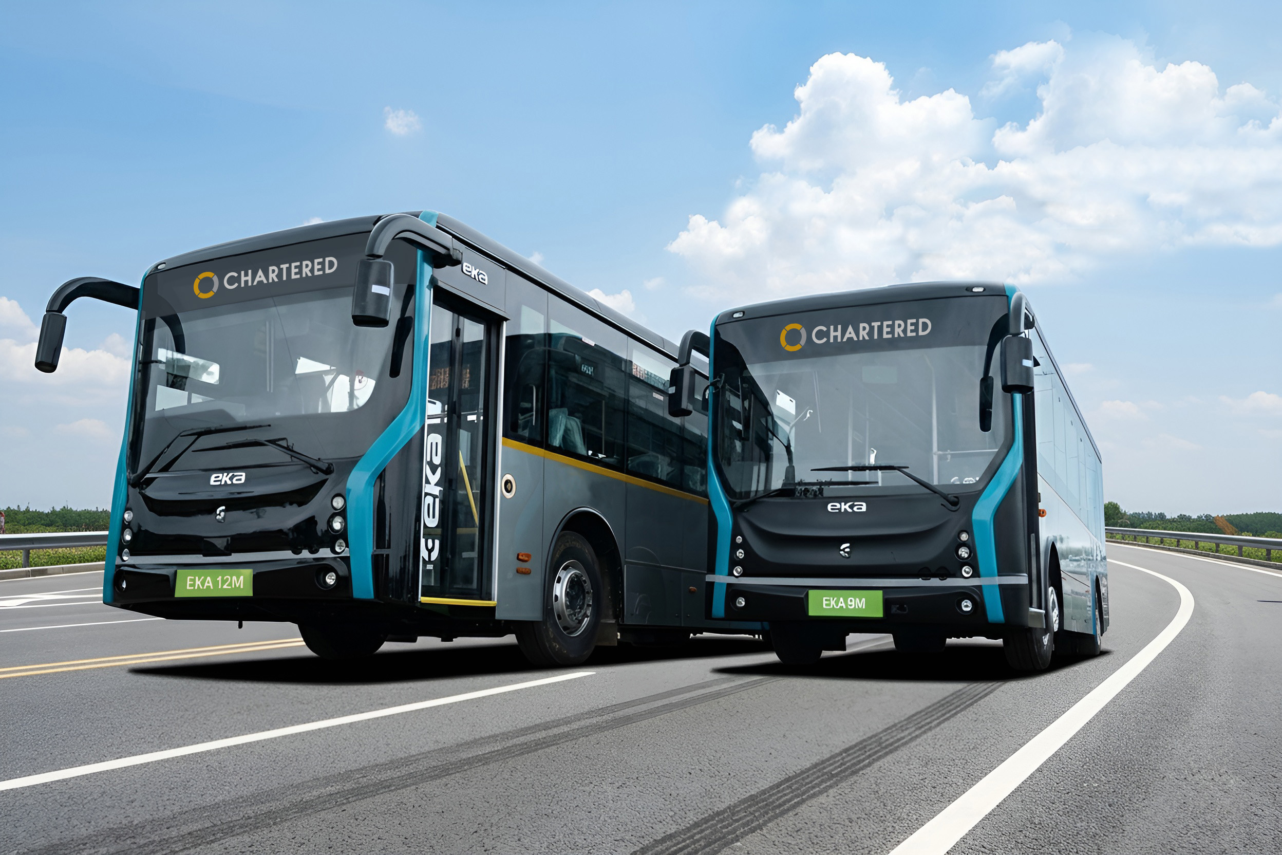 Chartered Speed Limited and EKA Mobility aims to Deploy 1,750 Electric Buses in Bengaluru under PM E-Drive 1 Chartered EV BUS (1)