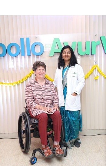 Dr. Susmitha with Karen