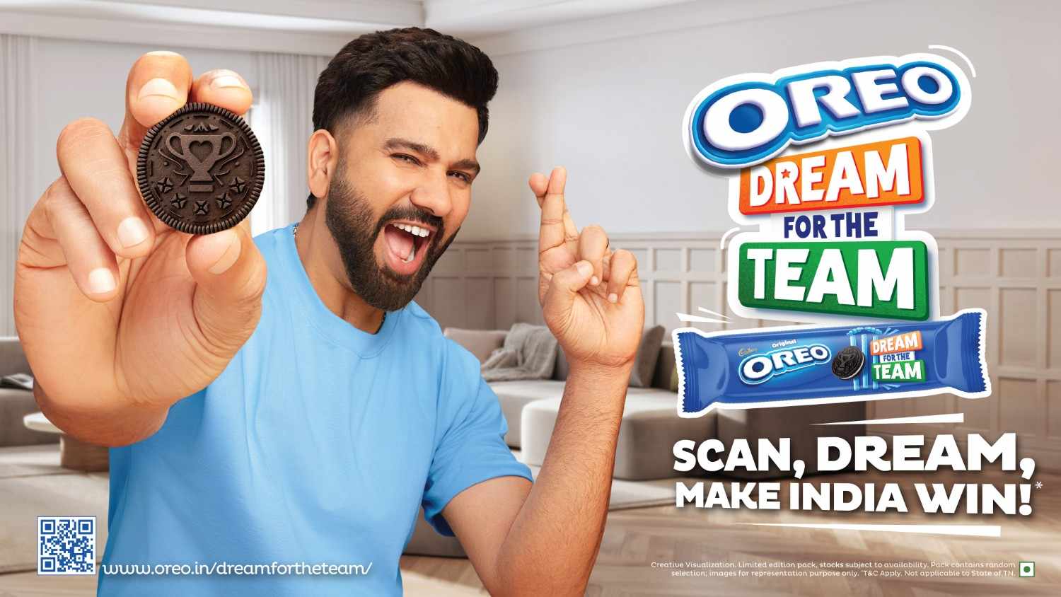 Oreo Turns India’s World Cup Dreams into a Nationwide Fan Movement with ‘Dream for the Team’ Rohit Sharma leads the Oreo Dream Squad as the brand invites India to dream together 2 FinalCampaignKV_30thJa