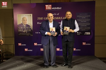 Kanwal Rekhi and Harish Mehta at the launch of The Groundbreaker