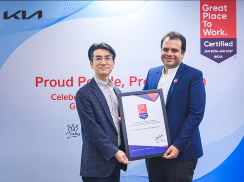 Kia India Reaffirms People-First Culture with Second Consecutive Great Place To Work® Certification™ 2 Kia India Recognised as Great Place To Work_2026