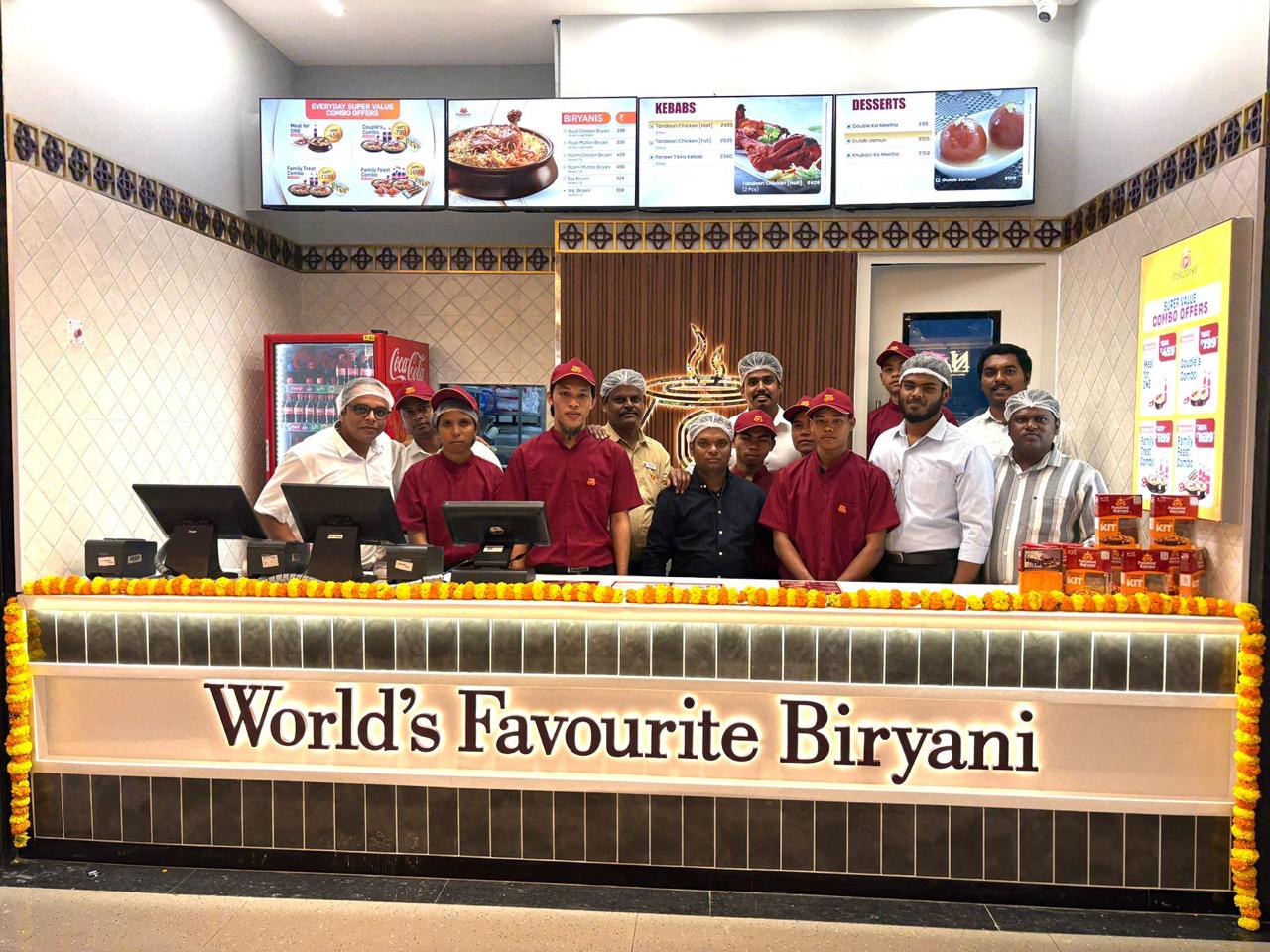 Paradise launches a new branch in Bangalore making it the 57ᵗʰ outlet 5 Paradise India's 57th outlet at Phoenix Mall of Asia, Bangalore