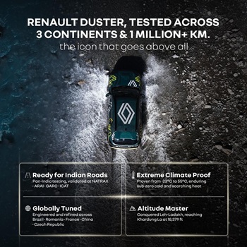 Renault Duster - The Icon goes above all