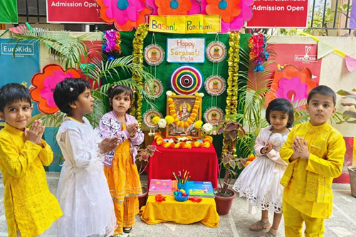 EuroKids Celebrates Saraswati Puja across 300 Centres, Nurturing a Joyful Love for Learning in Early Childhood 7 Saraswati Puja Image2