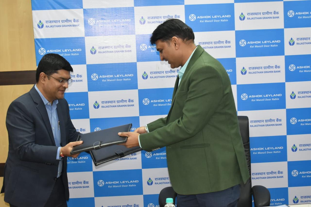 Ashok Leyland partners with Rajasthan Gramin Bank for providing Vehicle Finance facilities 6 Ashok Leyland partners with Rajasthan Gramin Bank