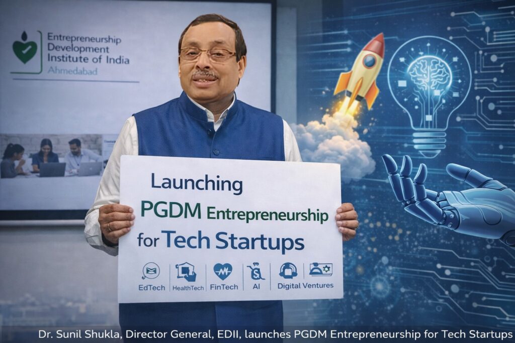 Dr. Shukla Launching PGDM-E