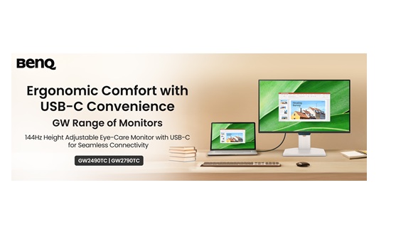 BenQ Accelerates USB-C Adoption in India with the New GW90TC Monitor Series (Purpose-Built for Hybrid Work, Seamless Connectivity, and All-Day Visual Comfort) 2 PR-KV.jpg