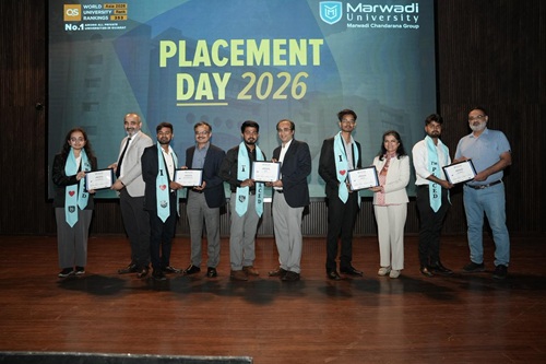 1000 Job Offers with 500 Companies, Marwadi University Registers A Stellar Placement Season 2 1000 Job Offers with 500 Companies, Marwadi University Registers A Stellar Placement