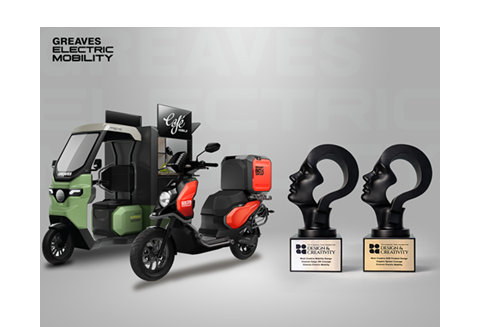 Ampere Xpress and Greaves Xargo by Greaves Electric Mobility Win Top Honors for Design & Creativity