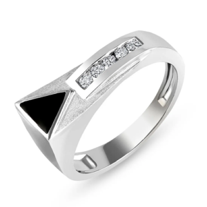 Candere- Desirable Platinum And Diamond Ring