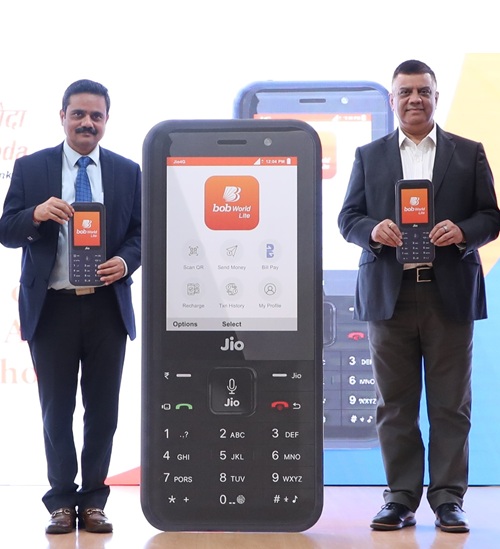 Bank of Baroda and Reliance Jio Partner to Launch ‘bob World Lite’ for Feature Phones, Accelerating Digital Inclusion in India 2 Dr. Debadatta Chand, MD & CEO, Bank of Baroda and Dr. (Hon.) Sunil Dutt, President, Reliance Jio Infocomm Limited