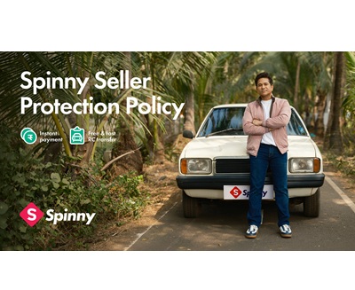 Spinny announced the introduction of its Seller Protection Policy