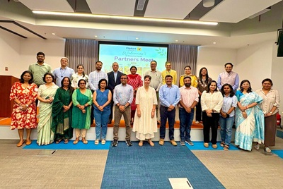 Representatives from the Flipkart Foundation and partner organisations