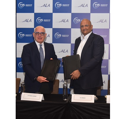 TVS Supply Chain Solutions and ALA Group Partner