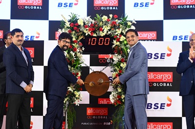 Allcargo Global Starts Trading on NSE and BSE, after Demerger from Allcargo Logistics Limited 8 Allcargo Global Starts Trading on NSE and BSE
