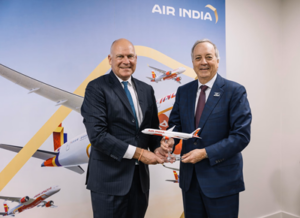 Campbell-Wilson Air India CEO MD George Casey-Chair of JMP and-Vantage Group Chair CEO