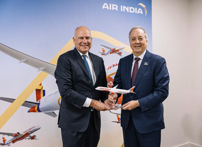 Air India Selects New JFK Terminal 6 For Future Operations 2 Campbell-Wilson Air India CEO MD George Casey-Chair of JMP and-Vantage Group Chair CEO