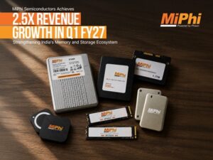 Creative_MiPhi Semiconductors Achieves 2.5X Revenue Growth in Q1 FY27