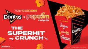 Doritos x Cinépolis Popcorn is now available across Cinépolis cinemas