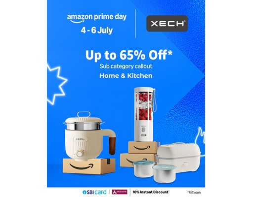 XECH Launches Monsoon Campaign with attractive deals on Amazon Prime Days 9 Kitchen Appliances