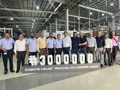 Mahindra Chakan Facility_30 Lakhs Vehicles Rollout