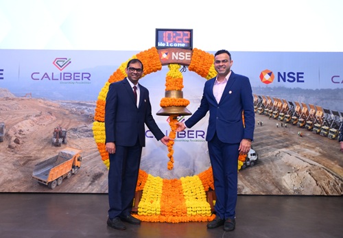 Mr. Nikhil Karwa, CFO and Mr. Mohit Chadda, CMD, of Caliber Mining and Logistics Limited