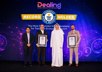 Dealing.com Sets a Guinness World Record, Redefining the Future of Global Investing with More Than 24,000 Tokenised Stocks 2 Mr. Tajinder Virk, Co-Founder & CEO of Finvasia Group and Dealing.com