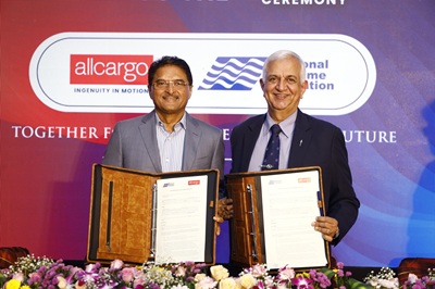 Allcargo Group and National Maritime Foundation Signs MoU to Drive Future-Ready Maritime and Logistics Solutions 9 Shashi Kiran Shetty and Vice Admiral Pradeep Chauhan