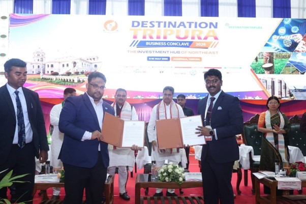 Salesforce and Tripura Join Hands: Building the State’s Digital Workforce 2 Shri Jeya Geshan B, Director, Department of Information Technology signs MoU with Salesforce India