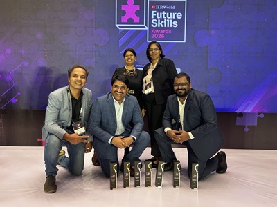 UST winning team at ET HR World Future Skills Awards