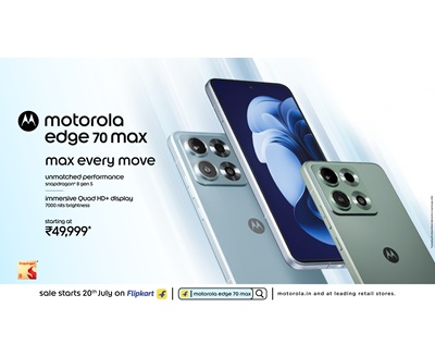 Motorola Launches edge 70 max, the Complete Performance Powerhouse Featuring Flagship Snapdragon® 8 Gen 5 Processor 2 motorola edge 70 max - Launch KV