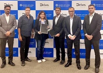 Ashok Leyland Partners with Drivn for Providing Financing Solutions to EV Customers 2 ALxDrivn