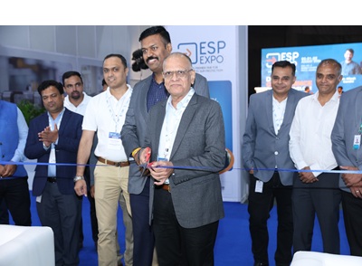 Aludecor CMD_Mr Ashok Kumar Bhaiya unveiled Alubreeze Intelligent Louver at the ESP Expo