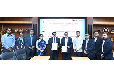 Bharat Electronics Limited and Esri India Join Hands to Strengthen India’s Defence Capabilities